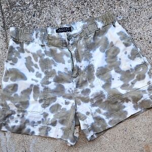 Sanctuary Olive and White Shorts  *clearance*